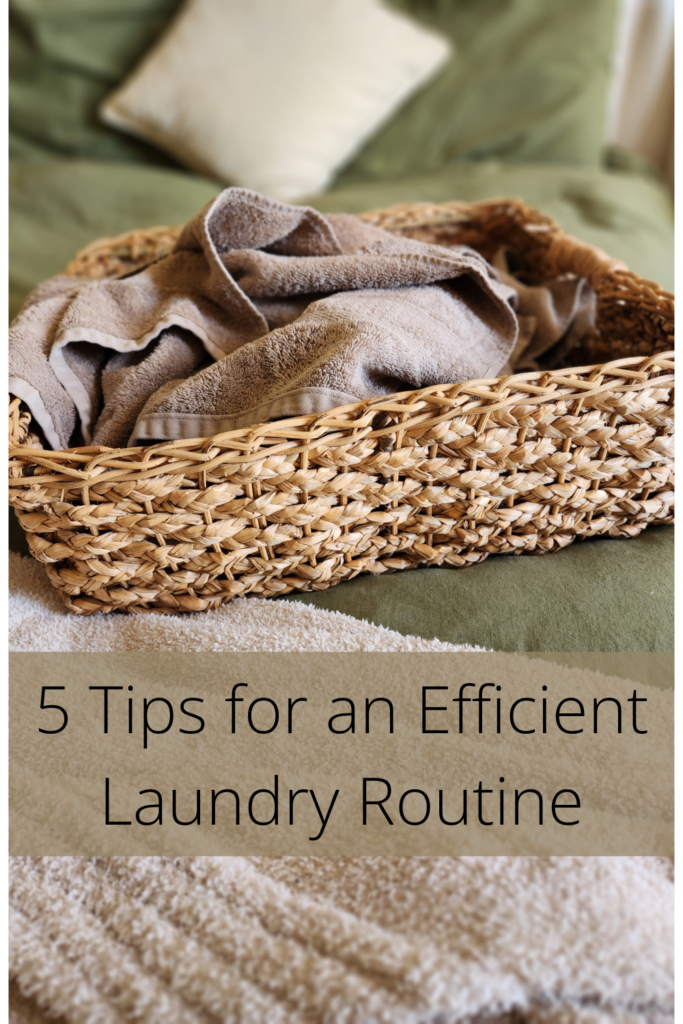 Efficient Laundry Routine